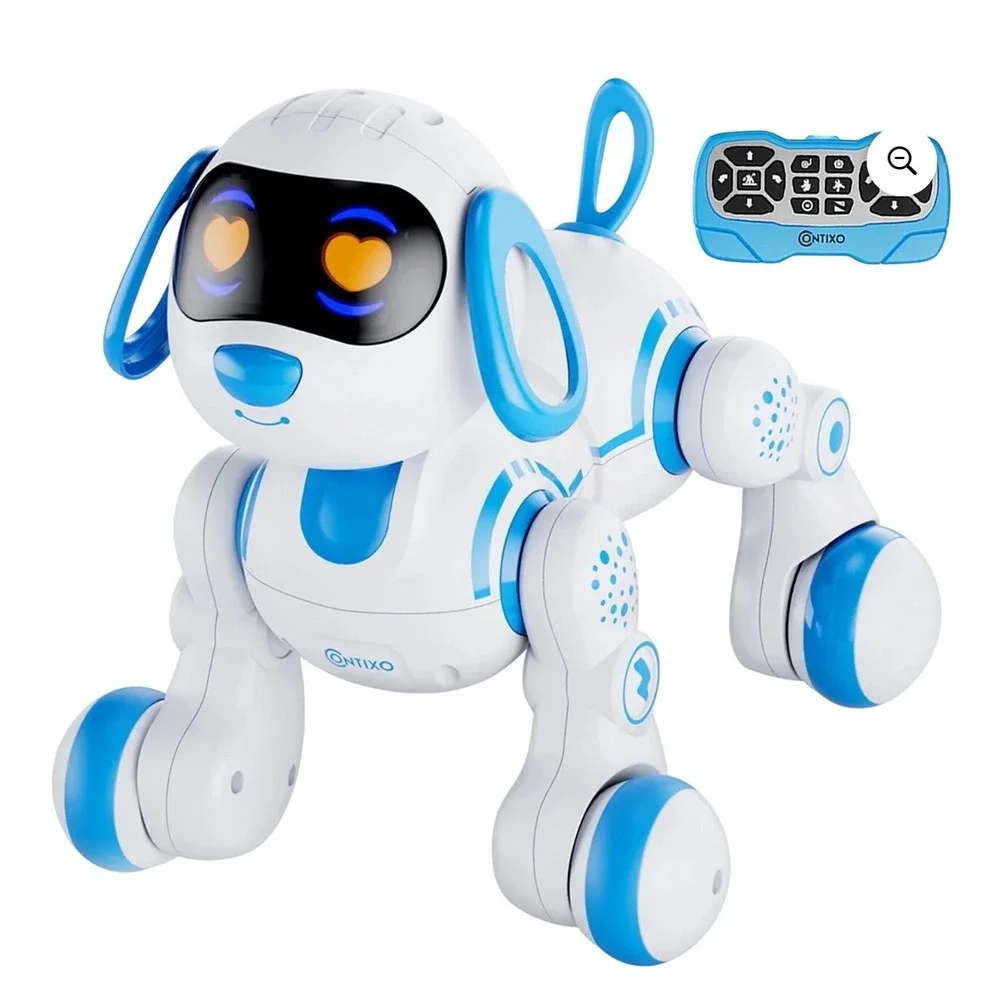 Contixo Woofy R3 Puppy Robot‎ Dog Pink Interactive Touch Remote Control Toy New